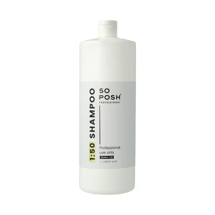 So Posh 1:50 Professional Shampoo, 1000ml - ļoti koncentrēta dziļi attīroša formula
